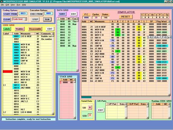 8085 microprocessor simulator download